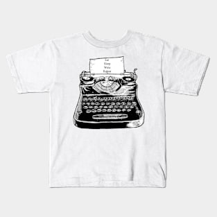 Eat, Sleep, Write, Repeat Kids T-Shirt